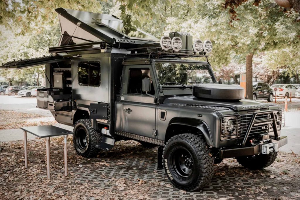 Land Rover Defender 110 Pickup Camper MEINE JUNGS Magazin